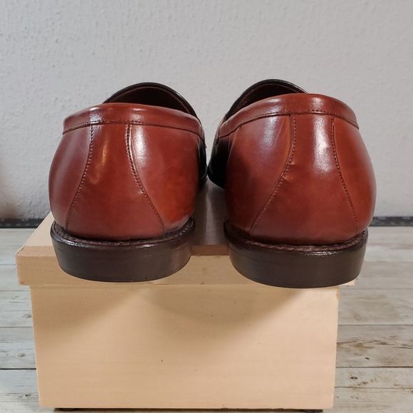 Allen Edmonds Women's Brookline Loafers Cognac Brown Size 10B Ladies Loafers - Picture 3 of 9